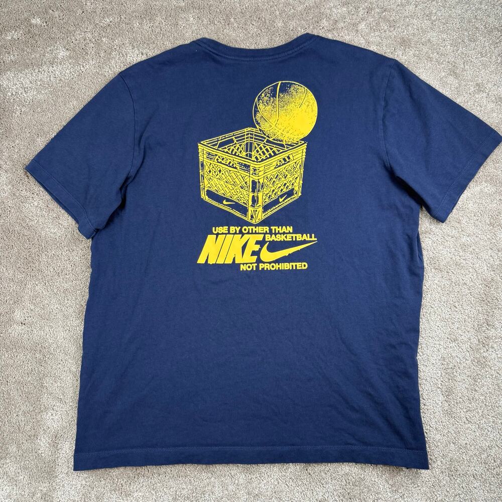 Nike Milk Crate Basketball Graphic T Shirt Streetball Size L Streetwear Skater